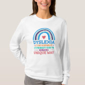 Dyslexia Awareness Dyslexic T-Shirt (Vorderseite)