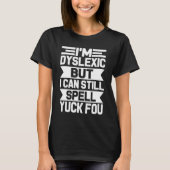 Dyslexia Awareness Reading Disability Visual  4 T-Shirt (Vorderseite)