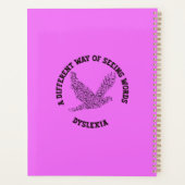 DYSLEXIA - EINE ANDERE ART, WÖRTER ZU SEHEN PLANER (Rückseite)