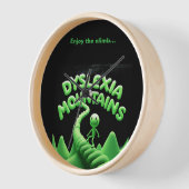 Dyslexia Mountains - Genießen Sie die Kletterwand! Uhr (Winkel)