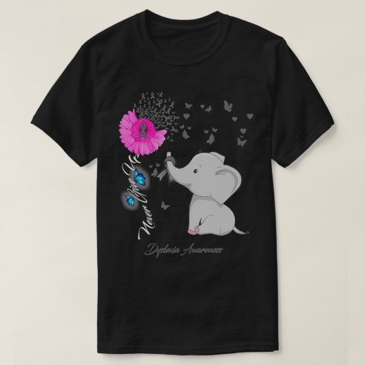 Dyslexia Ribbon Geschenke T-Shirt (Design vorne)