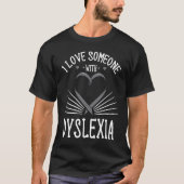 Dyslexia Ribbon Learning Disability Vision Problem T-Shirt (Vorderseite)