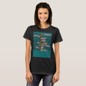 Dyslexia Teacher Therapist Unique Dyslexic Reading T-Shirt (Vorne ganz)