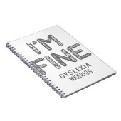 Dyslexia Warrior - ICH BIN FINE Notizblock (Rechte Seite)