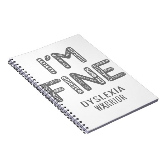 Dyslexia Warrior - ICH BIN FINE Notizblock (Rechte Seite)