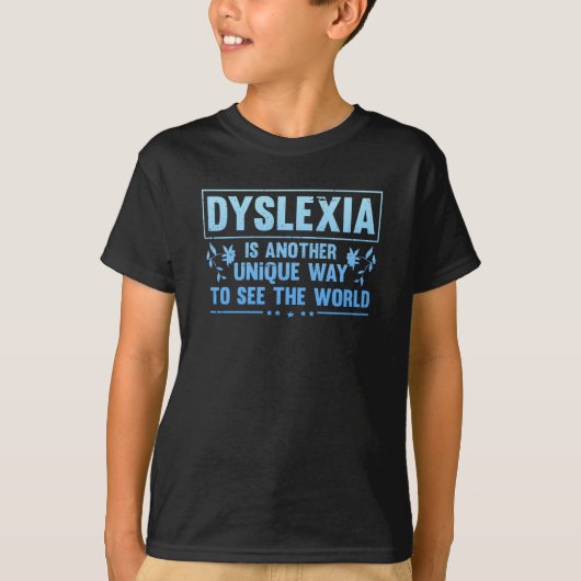 Dyslexie Aufklärung Monat, Oktober T-Shirt (Vorderseite)