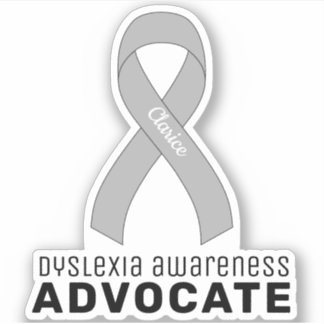 Dyslexie Bewusstsein Advocate Vinyl Sticker