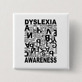 Dyslexie Bewusstsein Dyslexie Lehrer Schüler Button