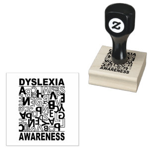 Dyslexie Bewusstsein Dyslexie Lehrer Schüler Gummistempel