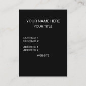 Dyslexie Bewusstsein Dyslexie Lehrer Schüler Visitenkarte (Rückseite)