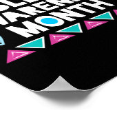 Dyslexie Bewusstsein Monat Arzneimittel Dyslexie B Poster (Ecke)