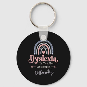 Dyslexie Bewusstsein Schlüsselanhänger