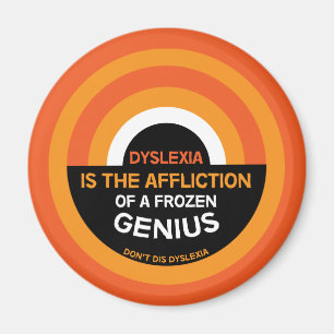 Dyslexie Bewusstsein Unterstützung Dyslexische Magnet