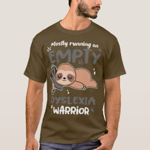 Dyslexie Bewusstsein vor allem bei leerem Dyslexie T-Shirt