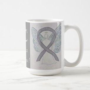 Dyslexie Bewusstseinsbildung Ribbon Engel Custom T Kaffeetasse