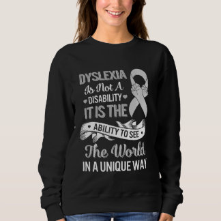 Dyslexie Bewusstseinsfähigkeit Welteinzigartig Sweatshirt
