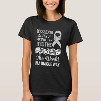 Dyslexie Bewusstseinsfähigkeit Welteinzigartig T-Shirt