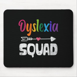Dyslexie-Bewusstseinsmonat Dyslexie-Lehrer Therape Mousepad