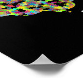 Dyslexie Bewusstseinsstörung Dysgraphie Schreiben  Poster (Ecke)