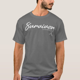 Dyslexie Bewusstseinsüberlebender Glitzer Ribbon H T-Shirt