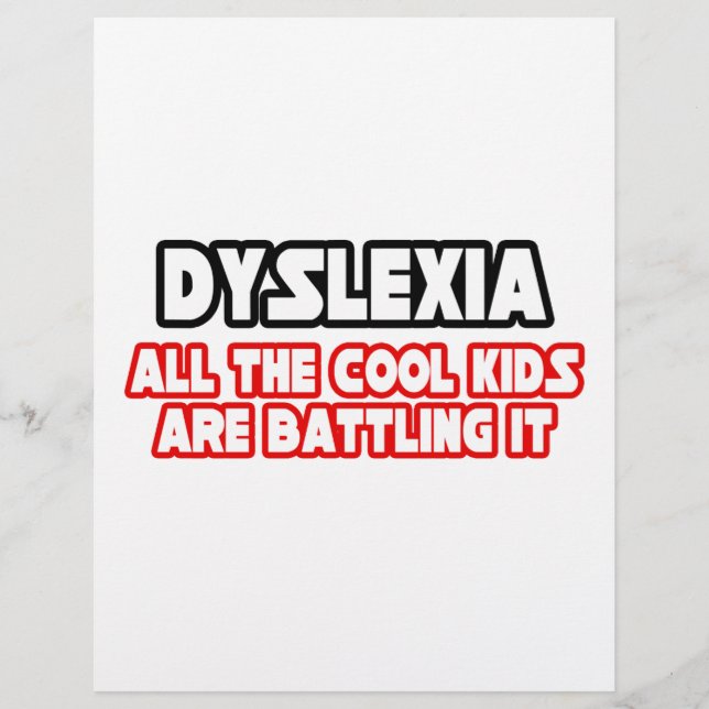 Dyslexie... Coole Kinder (Vorderseite)