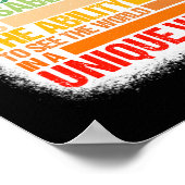 Dyslexie Es ist keine Behinderung Dyslexie Bewusst Poster (Ecke)