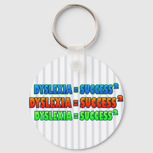 Dyslexie = flippiges Logo Success2 Schlüsselanhänger