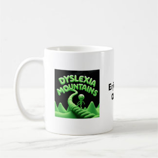 Dyslexie - Genießen Sie die Kletterwand Kaffeetasse