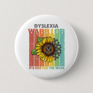 Dyslexie-Krieger Button