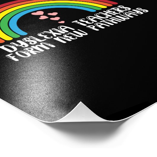 Dyslexie Lehrer formen neue Paths Awareness Fotodruck (Ecke)