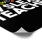 Dyslexie Lehrer Poster (Ecke)