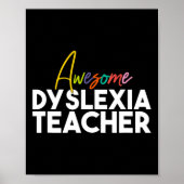 Dyslexie Lehrer Poster (Vorne)