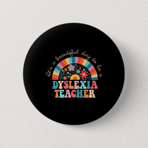 Dyslexie Lehrer Retro Dyslexie Sped Therapist Rai Button