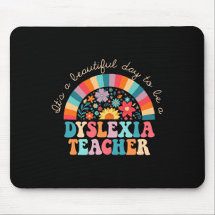 Dyslexie Lehrer Retro Dyslexie Sped Therapist Rai Mousepad