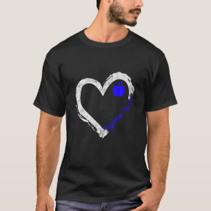 Dyslexie Lehrer Therapeut Herzdyslexie T-Shirt