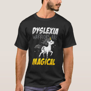Dyslexie Magische Einhorn Lernschwäche Dysfunktion T-Shirt