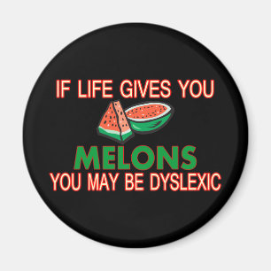 Dyslexie Melonen Magnet