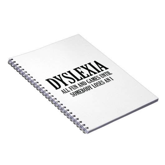 Dyslexie Notizblock (Rechte Seite)