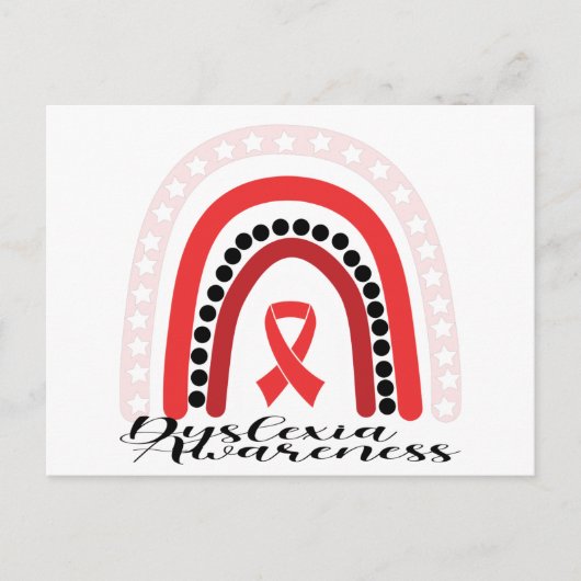 Dyslexie Postkarte (Vorderseite)
