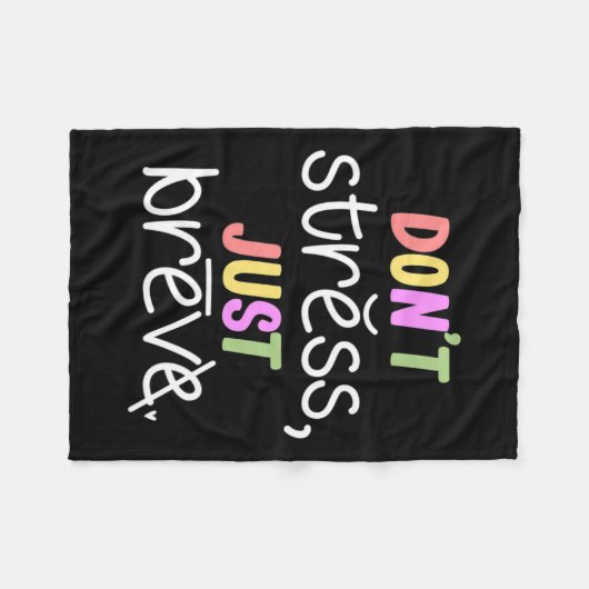 Dyslexie Sensibilisierung für Behinderung Fleecedecke (Vorderseite (Horizontal))