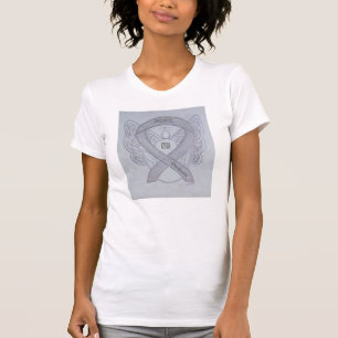 Dyslexie Silver Awareness Ribbon Angel Shirt