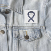 Dyslexie Silver Awareness Ribbon Custom Button (Beispiel)