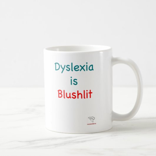 Dyslexie-Tasse Kaffeetasse (Rechts)