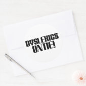 Dyslexie Untie Aufkleber (Umschlag)