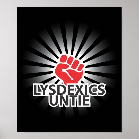 Dyslexie vereint! poster (Vorne)