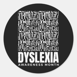 Dyslexie Warrier Dyslexie Runder Aufkleber