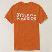Dyslexie Warrior T-Shirt (Design vorne)