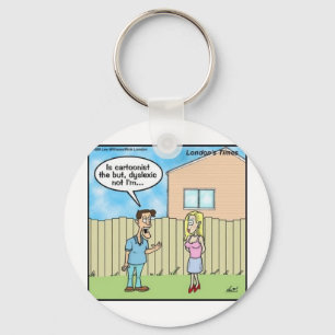 Dyslexische Karikaturist Funny Gifts T-Shirts & Co Schlüsselanhänger