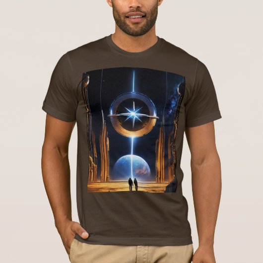 Dyson StarGate - Futuristisches T-Shirt kosmischer (Vorderseite)