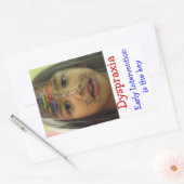 Dyspraxie Rechteckiger Aufkleber (Umschlag)